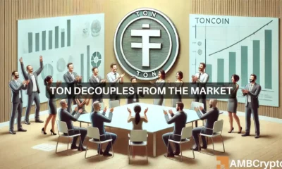 Toncoin is up, while other cryptos are down - Is $6.85 next?